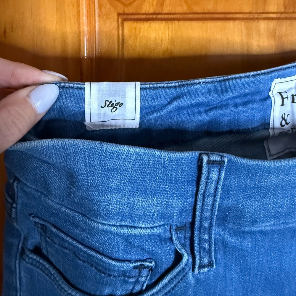 Frank & Eileen Sligo Skinny Jeans Womens Size 31 Light Blue Denim Jeans - Picture 4 of 11